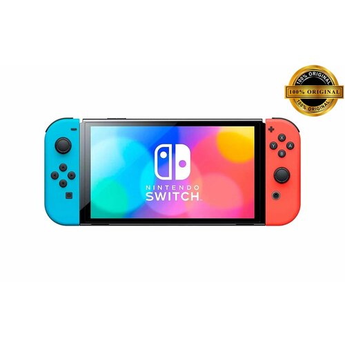 Игровая приставка Nintendo Switch OLED-Модель неоновый синий неоновый красный 3900000₽