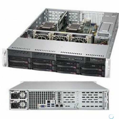 Платформа системного блока SuperMicro SYS-6029P-WTR 2U, 2xLGA3647, 12xDDR4, 8x3.5, 2x1GbE, 1xM.2 PCIE, 6xPCIE x8, 2x1000