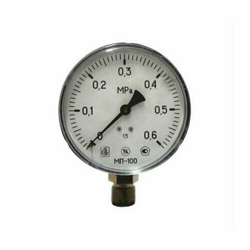Манометр МП-100 радиальный Дк100мм 0-2,5 МПа кл.1,5 G1/2
