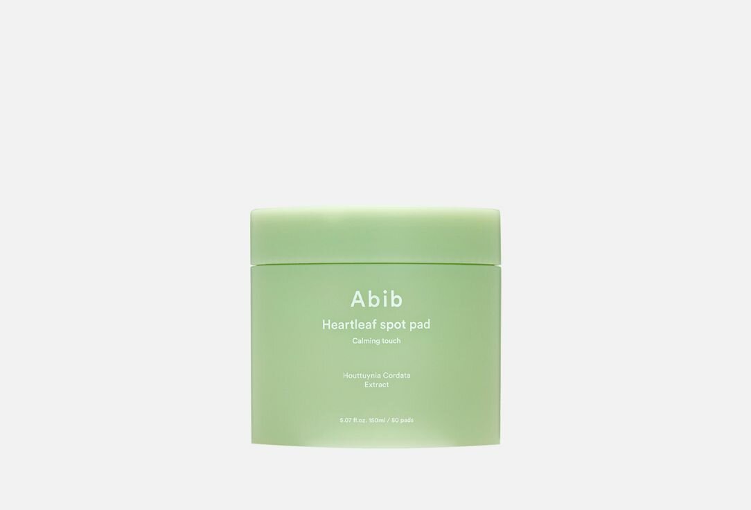 Успокаивающие диски для лица с хауттюйнией ABIB Heartleaf spot pad Calming touch