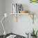 IKEA полка настенная BURHULT/SANDSHULT, 59х20х23.5 см, полка -1 шт. кронштейн ма...