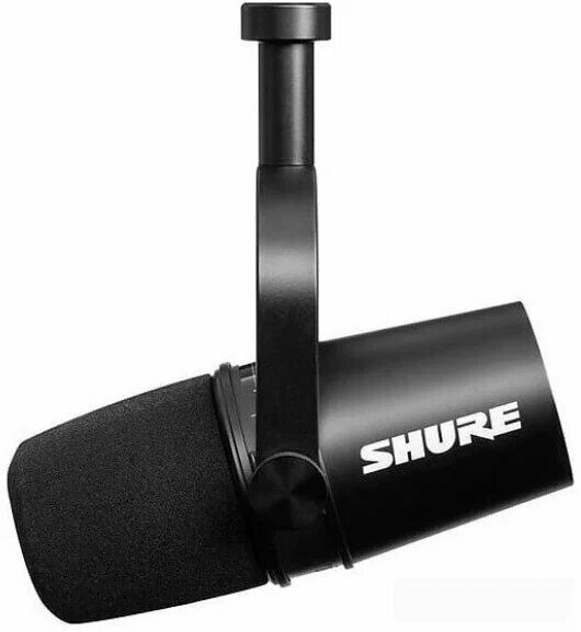Микрофон проводной Shure MOTIV MV7, разъем: USB, черный