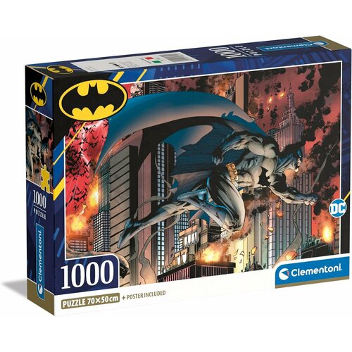 Пазл для взрослых Clementoni 1000 деталей: Бэтмен -2