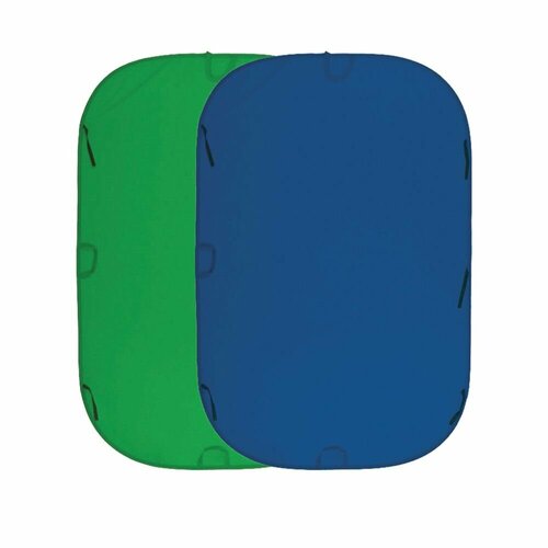 Фон тканевый Fujimi FJ 706GB, складной, 240х240см синий/зеленый хромакей фон хромакей 100х150 см хлопок