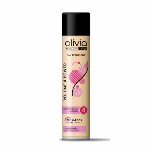 Лак для волос экстрасильная фиксация OLIVIA EXPERT PRO стойкий объем, 300 мл aveda лак для волос air control слабая фиксация 300 мл