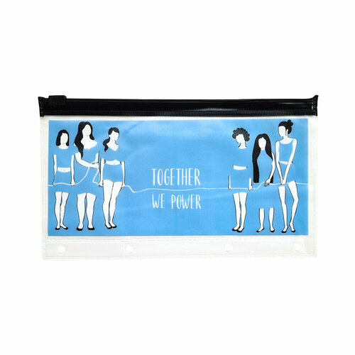 Be Smart Пенал-косметичка на ZIP-молнии A5- 150 мкм 105х200 мм песок Girls N2388 538₽