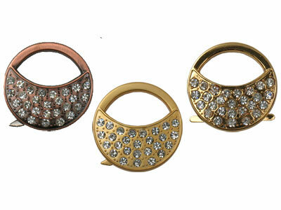 фото Фурнитура "Micron" GB 1425 Украшение "День-ночь" 26 х 26 мм №11 матовое золото (прозрачный) 5 штук