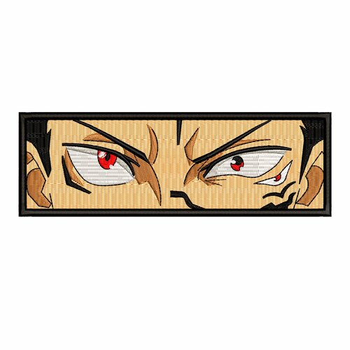 Аниме нашивка на одежду, патч на термоапплекации Сукуна 9х3 см