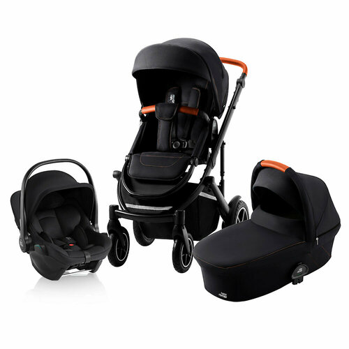 Коляска 3в1 Britax Römer Smile 3, цвет Fossil Grey / Space Black