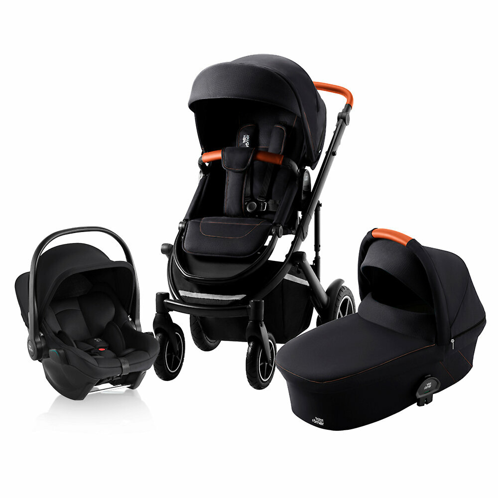 Коляска 3в1 Britax Römer Smile 3, цвет Fossil Grey / Space Black