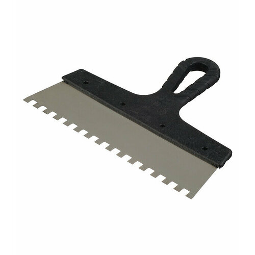 Шпатель зубчатый 250х8 мм с пластиковой ручкой 1065₽