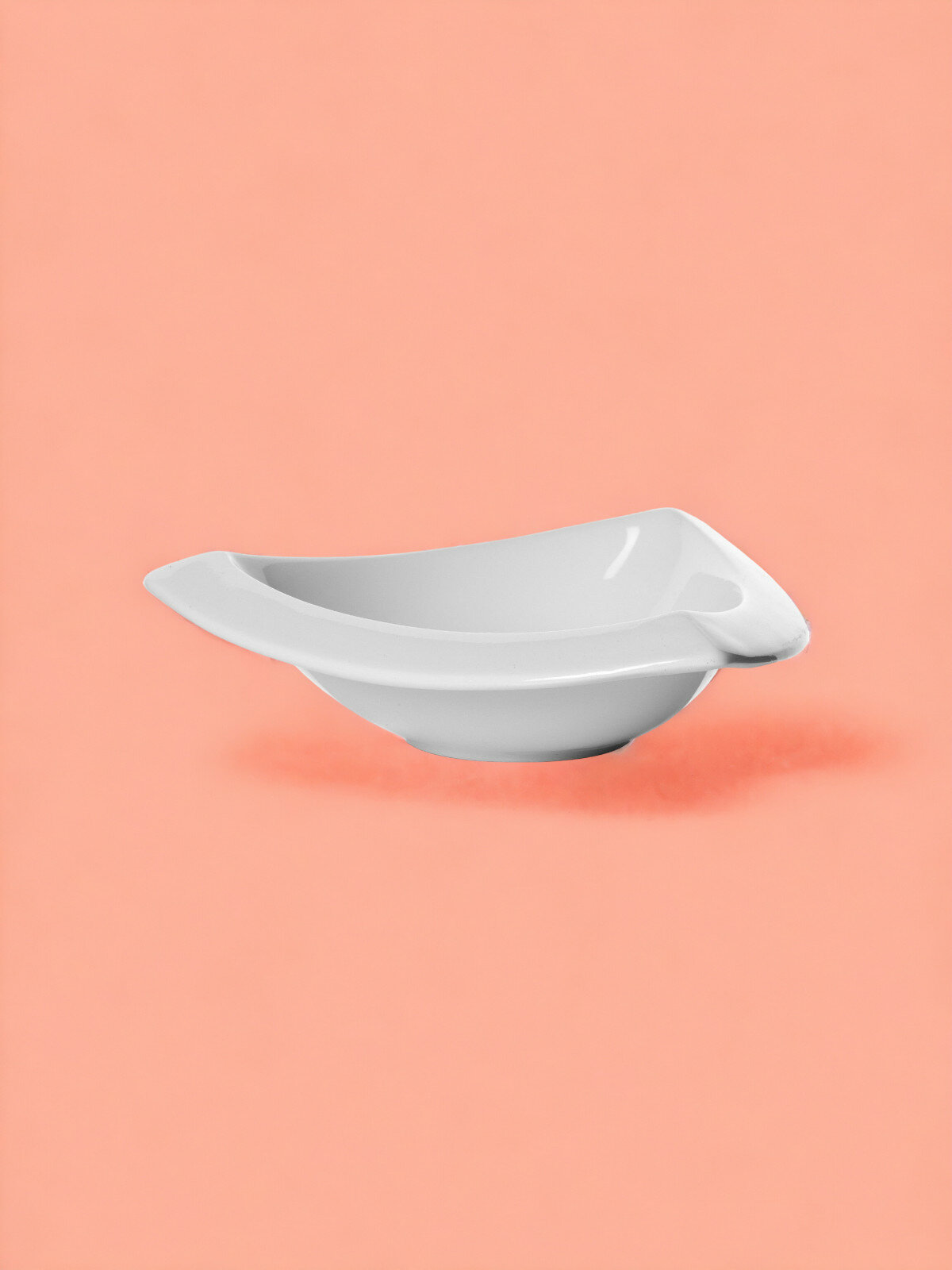 фото Салатник Kunstwerk треугольный 220мл, 165х165х40мм, фарфор, белый