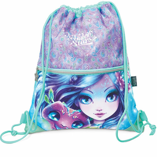 Серия Nenuphia Сумка-мешок для сменной обуви спортивной одежды для девочки Nebulous Stars 12573_NSDA 1561₽