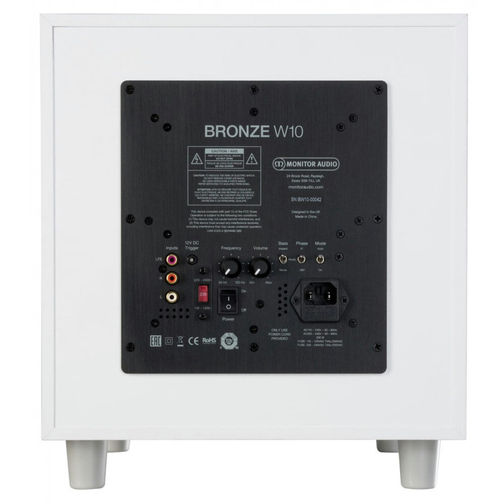 Сабвуфер Monitor Audio Bronze W10 (6G) White