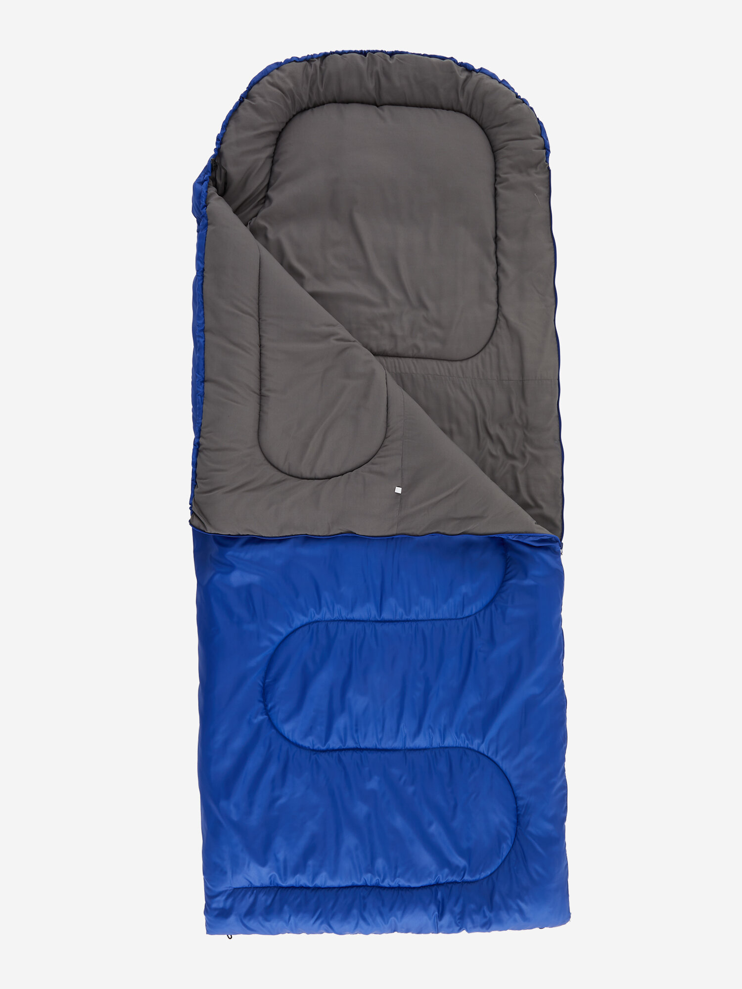 Спальный мешок Outventure Toronto T +10 левосторонний, Синий, размер 235 - фото №1