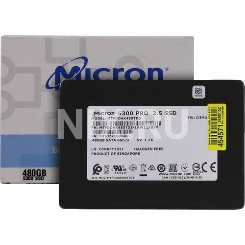 SSD Micron MTFDDAK480TDS-1AW1ZABYY