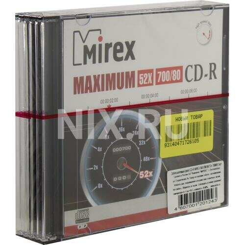 Диск CD-R Mirex 201243