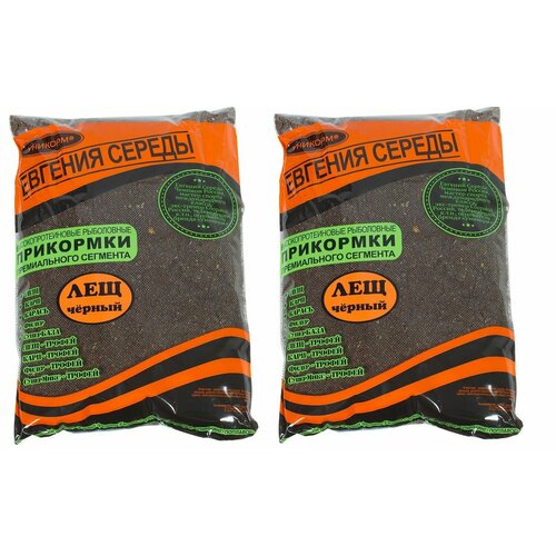 Прикормка уникорм Лещ черная 1000гр 2 Упаковки