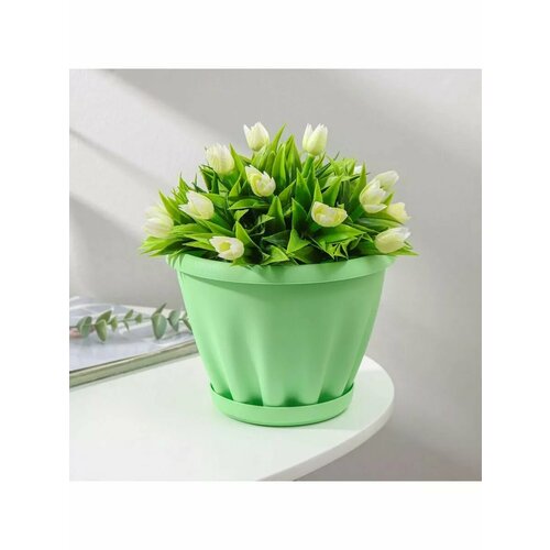 Горшок для цветов с поддоном Знатный 2 л d18 см цвет 546₽