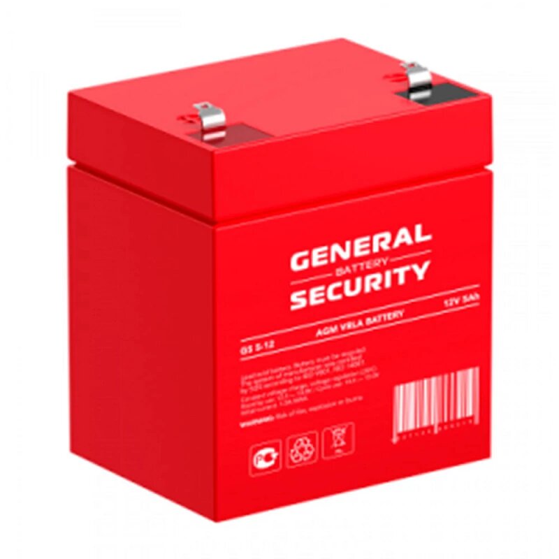 Аккумулятор General Security 12V 5Ah GS5-12