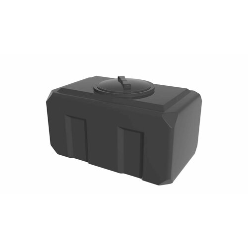 Ёмкость бочка универсальная бак для воды К 150 л чёрная крышка 350мм с отводом ирпласт 13129₽