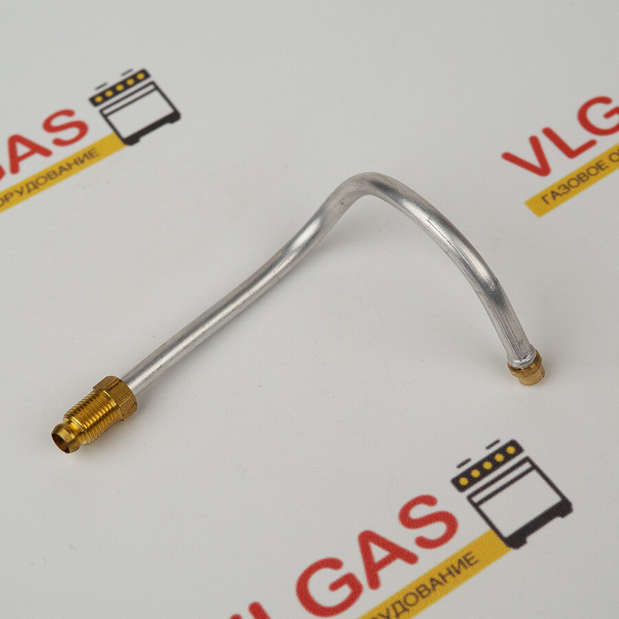 фото Трубка запальника старого образца (подвода газа к запальной горелке) для газового котла Луч КСГ 10 12 16 20 25 кВт