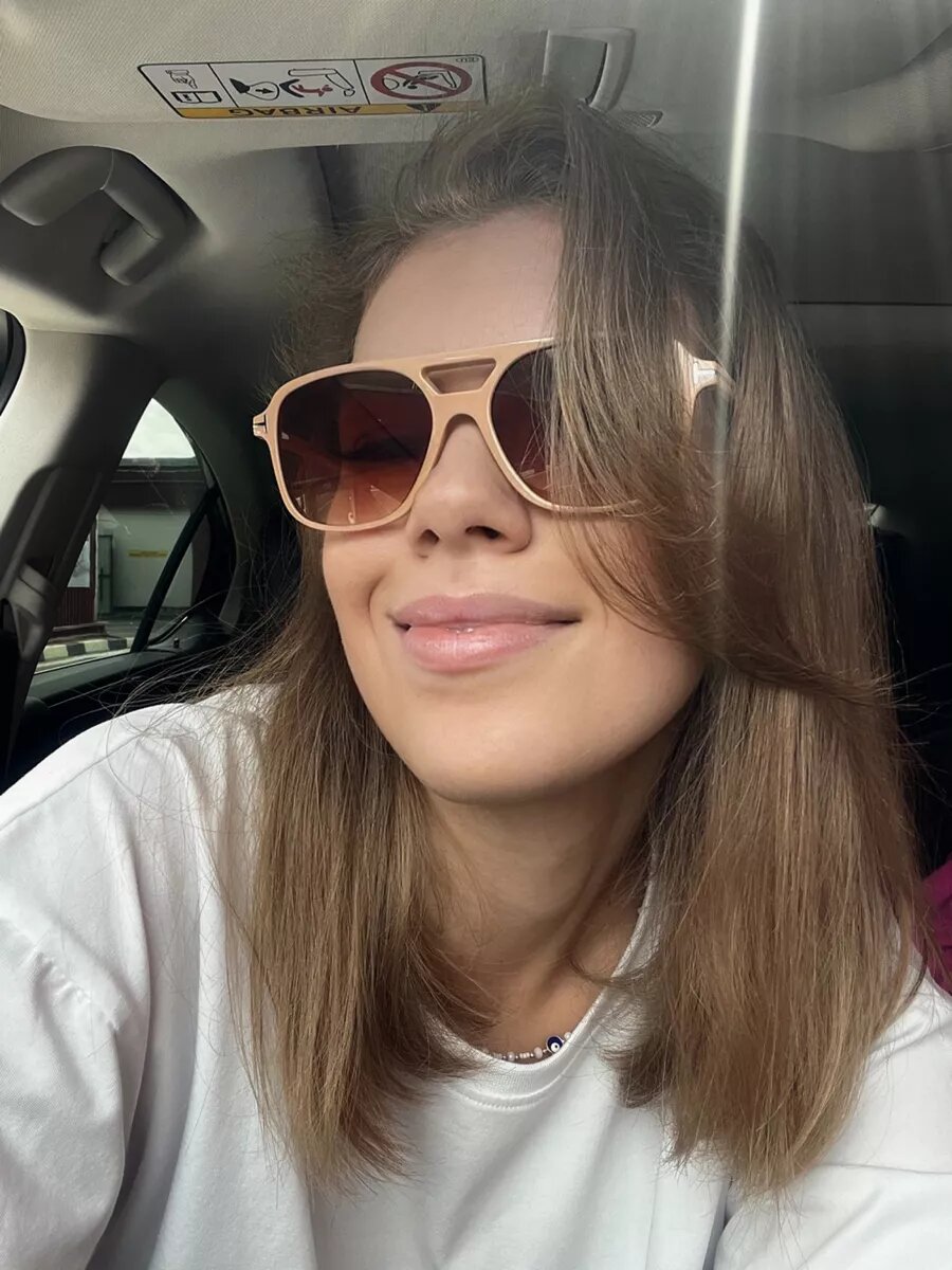 Солнцезащитные очки ALLINSIDE, бежевый/коричневый — фото 1