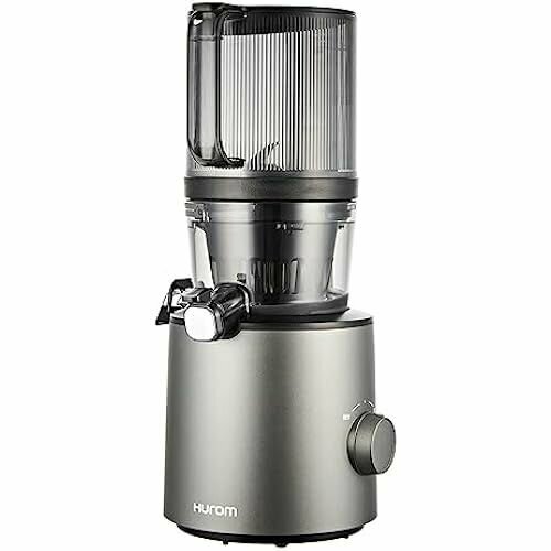 Хуром Соковыжималка Трактор для сока фруктов и овощей H201 Холодное прессование Тихий мотор Легко чистить Интеллектуальный циферблат Мега Воронка 2л Без BPA титан 10144700₽