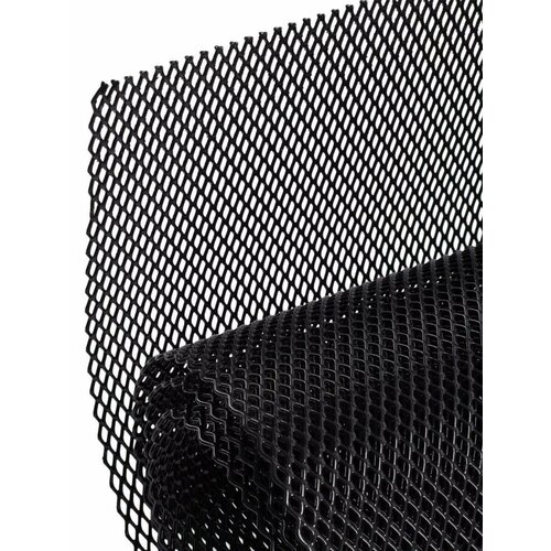 Защитная сетка для радиатора универсальная алюминий чёрная 1000x330мм 668₽