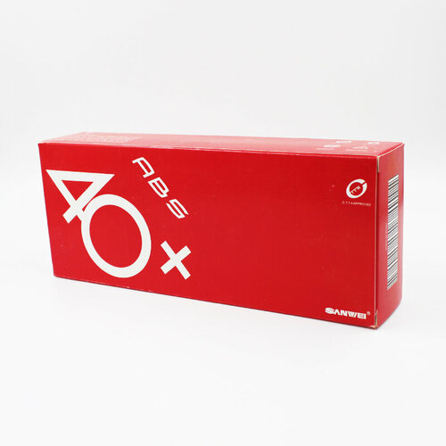 Мячи для н/тенниса SANWEI 1* 40+ Plastic ABS x10, White