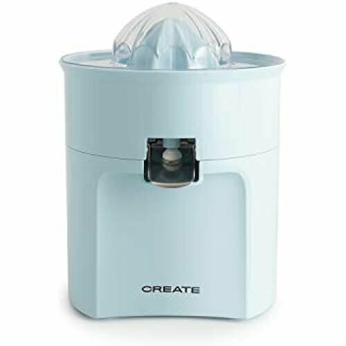 Соковыжималка CREATE Easy Electric Juicer Blue для апельсинов и цитрусовых 40 Вт 50 60 Гц без BPA пресс-конус фильтр для целлюлозы можно мыть в посудомоечной машине 1459100₽