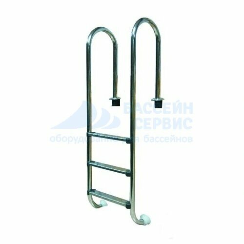 Лестница 3 ступени IML Muro узкий борт нержавеющая сталь Aisi-304 цена - за 1 шт 39983₽