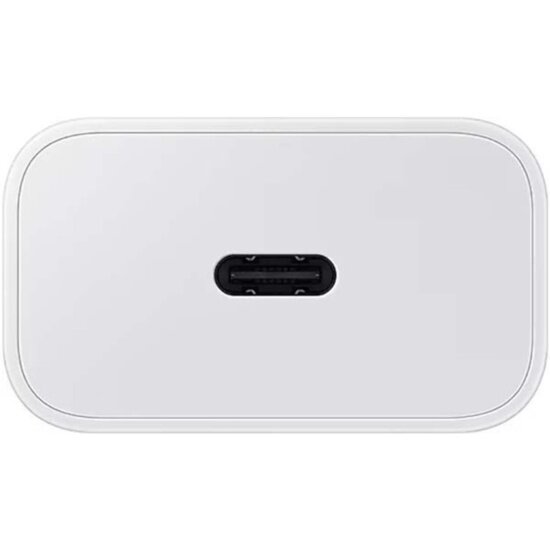Сетевое зарядное устройство Samsung EP-TA2510, 25 Вт, USB-C, без кабеля, белый — фото 1