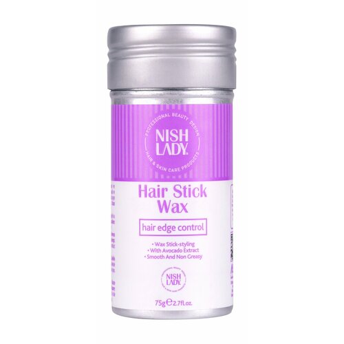 NISHLADY Воск для укладки волос Hair Stick Wax Hair Edge Control, 75 мл