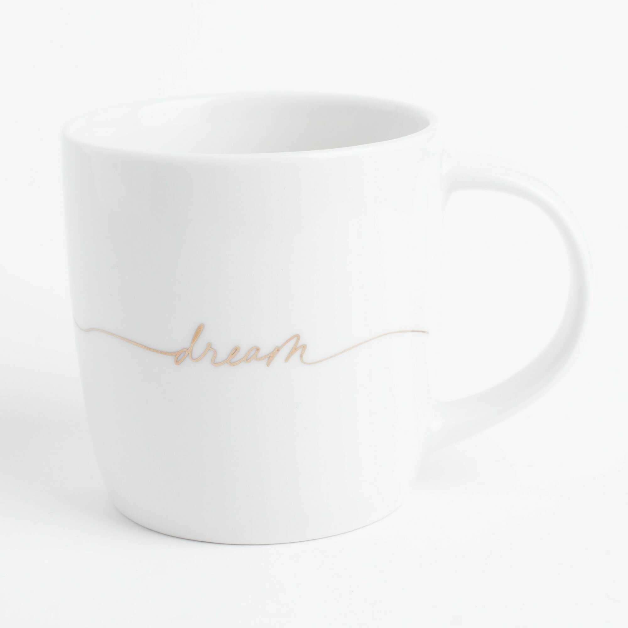 фото Кружка, 330 мл, фарфор N, белая, Dream, Scroll