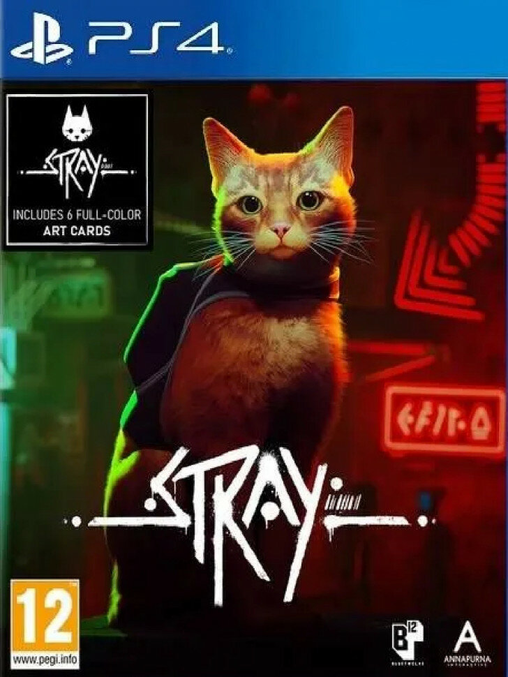 Игра Stray для PS4 (CUSA24899) (Русские субтитры)