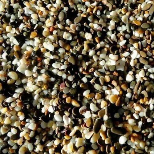 Грунт Gloxy природный Галька морская 4-8мм 5кг