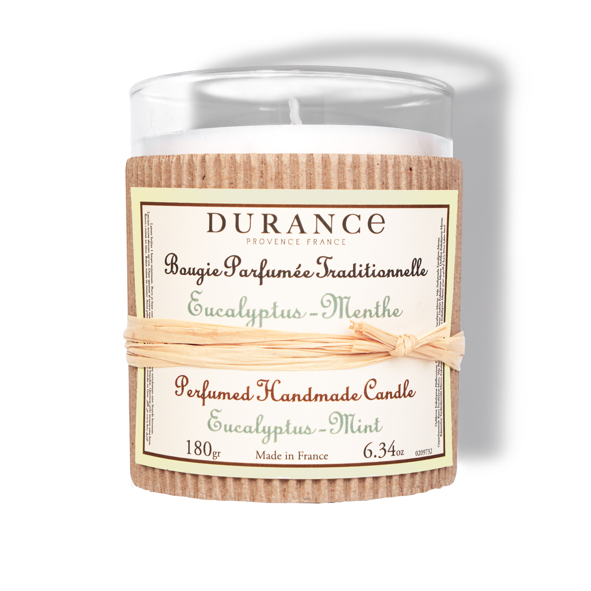 Durance / Ароматическая свеча 180гр Эвкалипт и мята / Eucalyptus-Mint