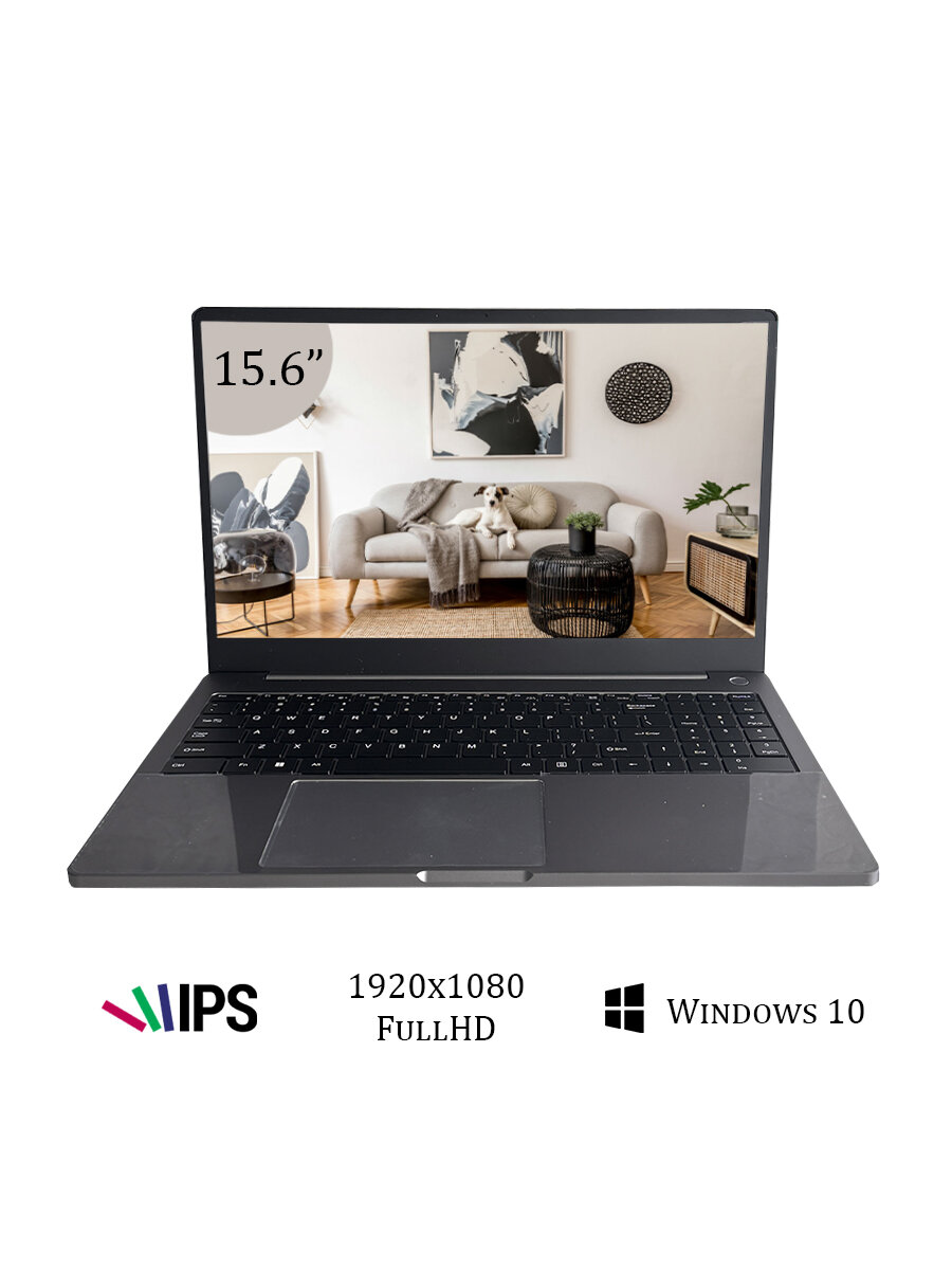 Cтильный ноутбук игровой процессор AMD Ryzen 5 4600H (4.0 GHz, 6 ядра) / RAM DDR4 16 GB/ NAND FLASH 1000 GB/ 15.6 inch/ Widows 10 Pro/Black