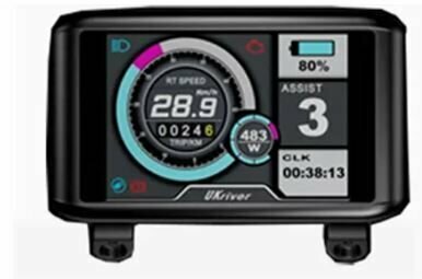 Велокомпьютер для электровелосипеда LCD SW900 UKC1 цветной (48-72V)