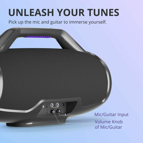Портативная колонка Tronsmart BANG MAX Цвет Обсидиан Мощность звука 130W Вт 7 кг черный
