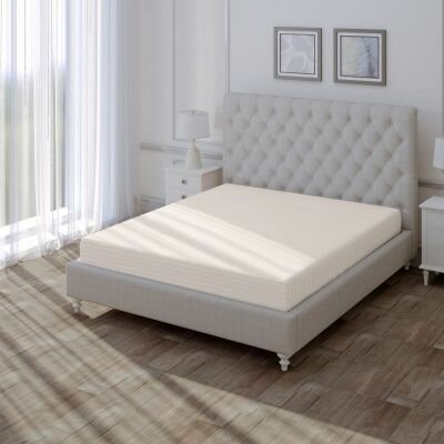 Простыня Verossa Stripe на резинке Antique White 140х200 борт 20 см.