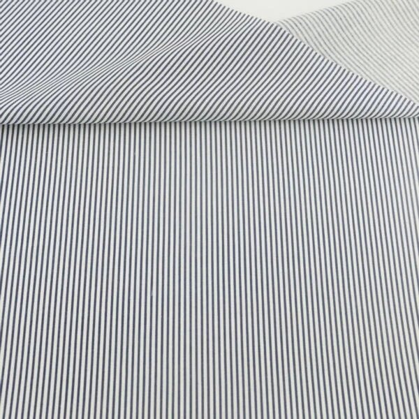 Лоскутная ткань TERAMILA голубые белые полоски Серый 40x50cm 15.7x19.68in p054-1