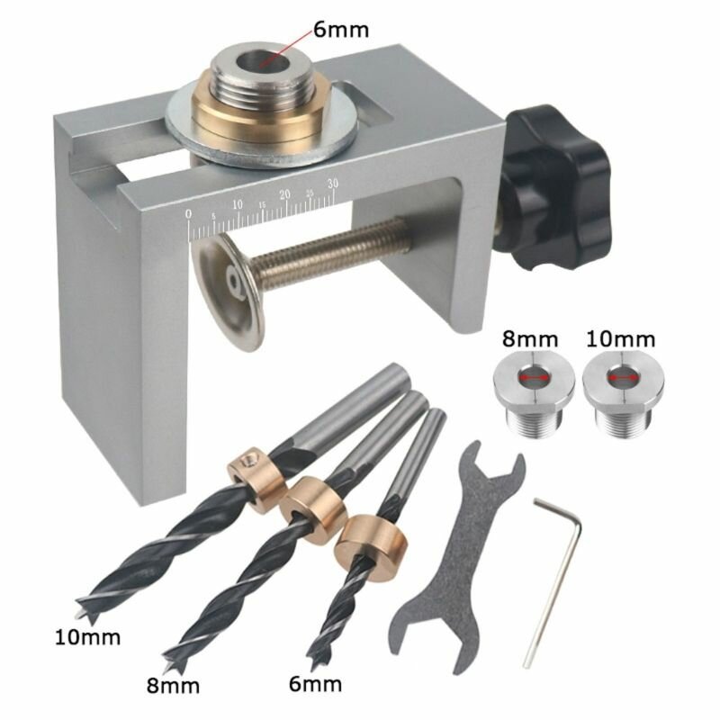 Инструмент для позиционирования отверстий принадлежности деревообработки локатор позиционер перфоратор дрель