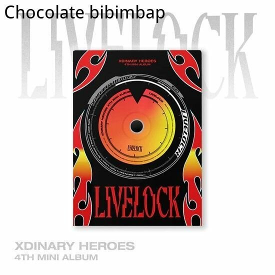 Альбом Xdinary Heroes - Livelock 4th Mini A Red