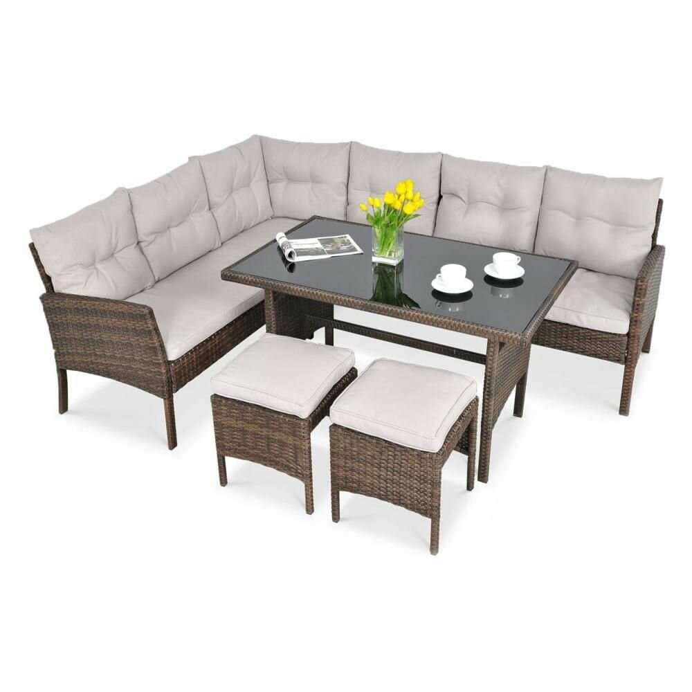 Комплект мебели с диваномAFM-107A Brown