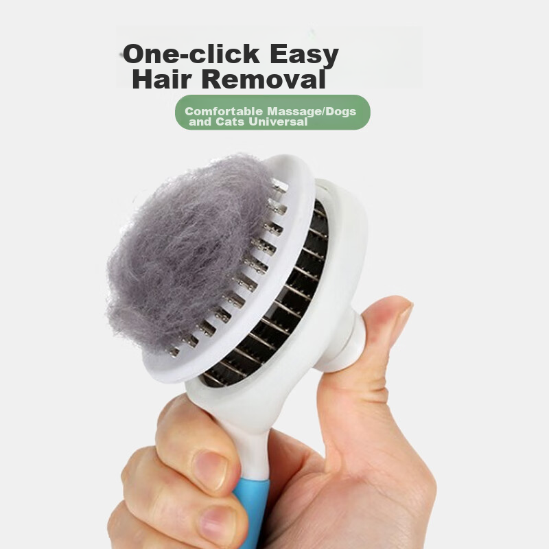 Hanhan Leyuan Cat And Dog Comb, Cat Hair Remover, Cat And Dog Grooming Brush, Pet Hair Removal Tool for Long Hair