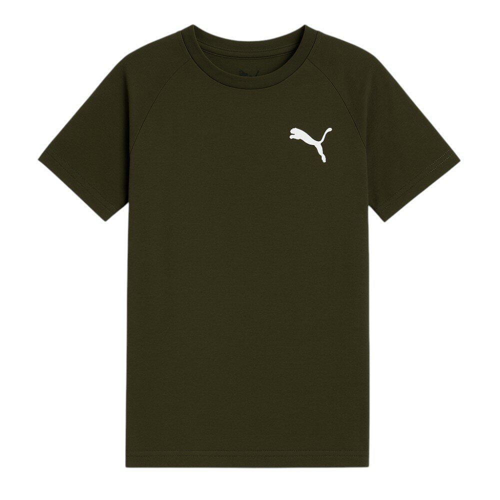 Футболка PUMA, размер 128, зеленый