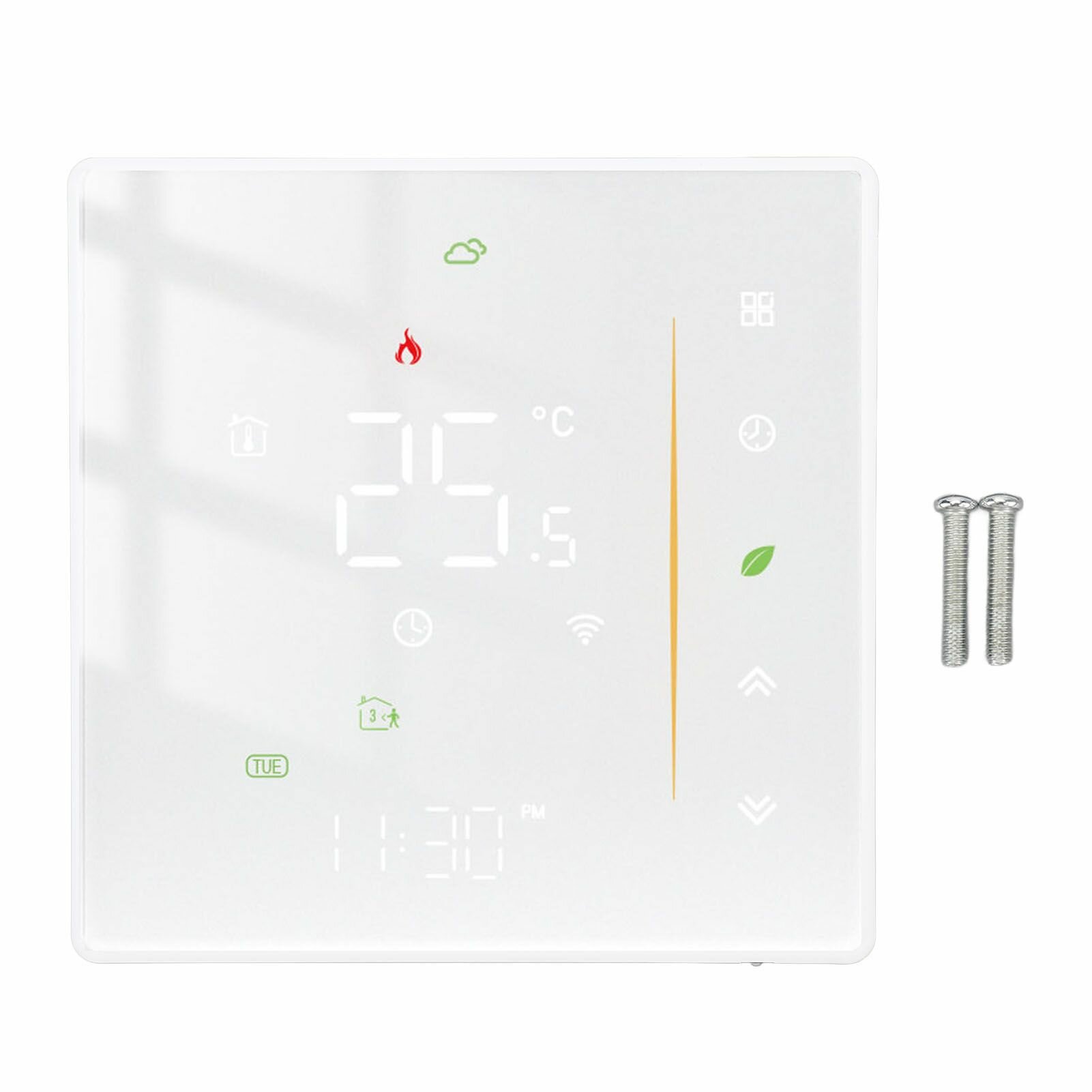 Умный термостат AC95 240V с управлением через Wi-Fi и голосовыми командами 5+1+1 программируемых периодов