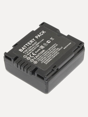 Изображение товара Аккумулятор для видеокамеры Panasonic CGA-DU06, CGA-DU07, 7.2V, 680mAh, код mb077167